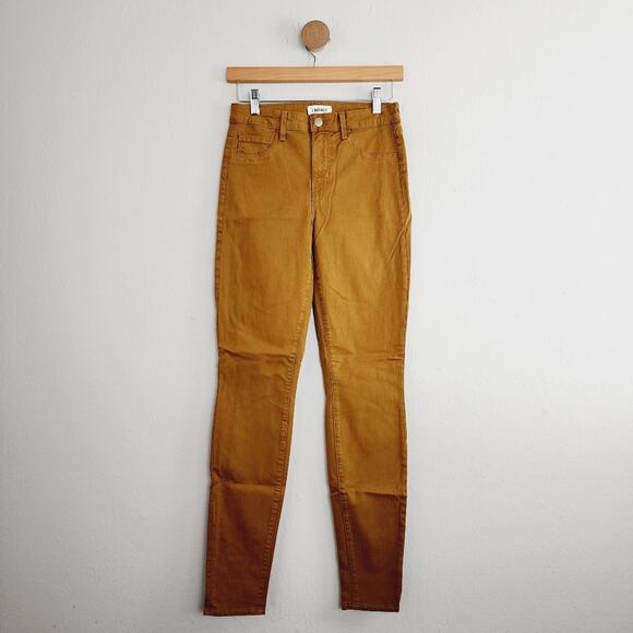 NEW L'agence Marguerite High Rise Skinny Jean Camel Tan - Picture 1 of 8
